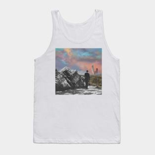 Looking For Wings - Surreal/Collage Art Tank Top